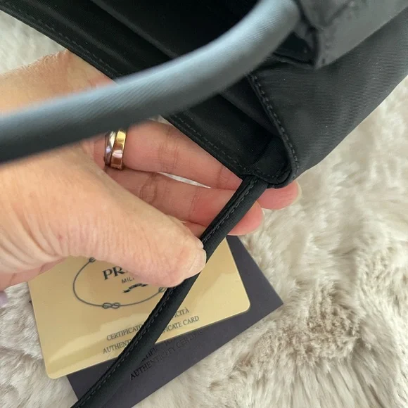 Prada Black Nylon Shoulder Bag